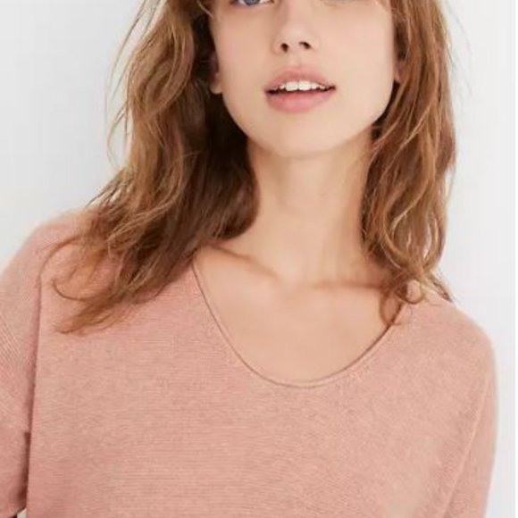 Madewell Kimball Pullover HEATHER ROSE Sweater - Picture 4 of 13